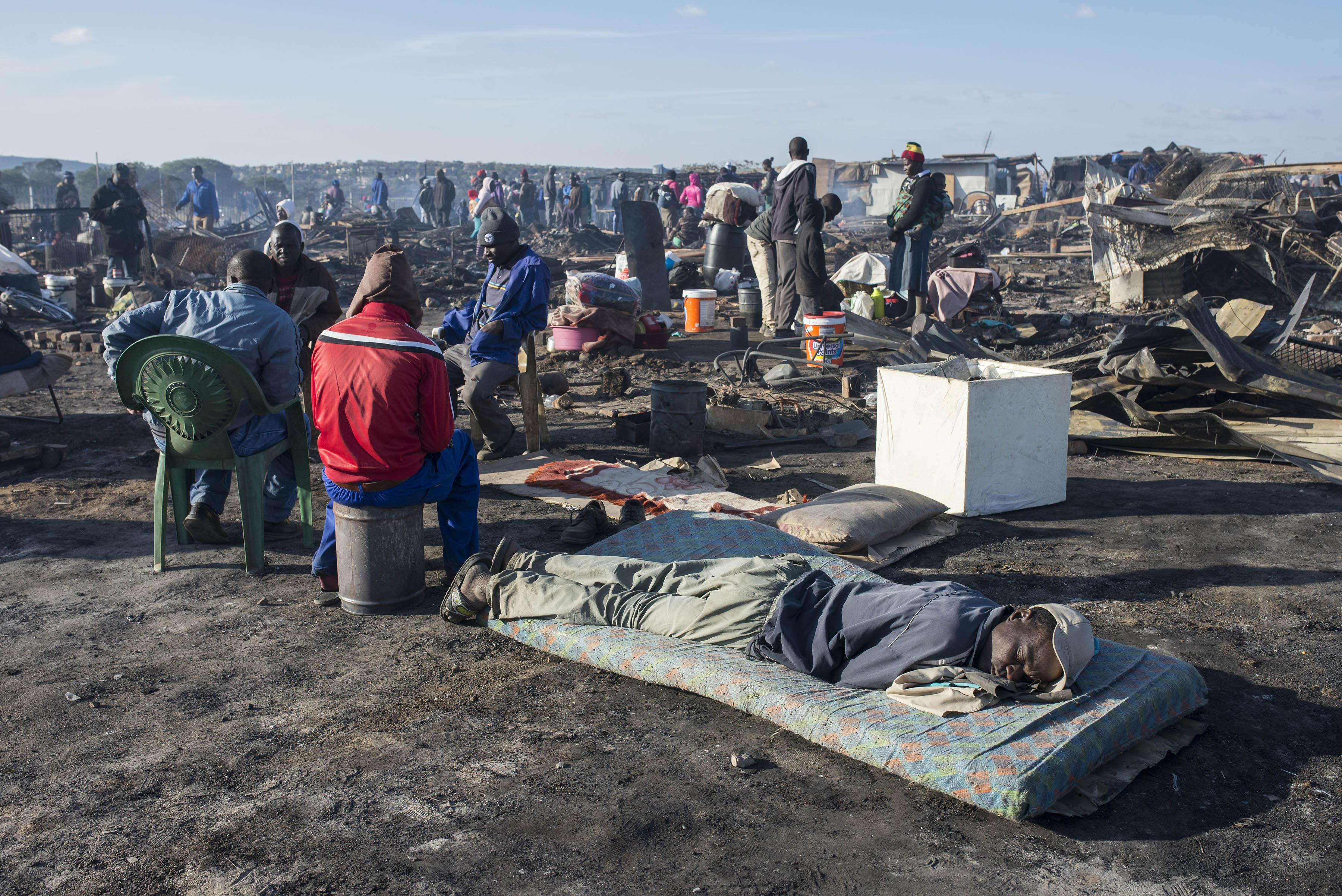 Plastic View devastated by fire GroundUp